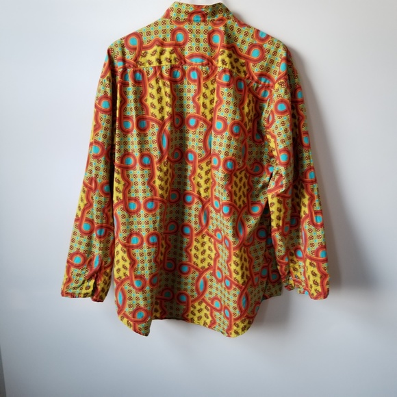 Kuhlman Pattern Print Men's Button Down Shirt 48 - Picture 2 of 4